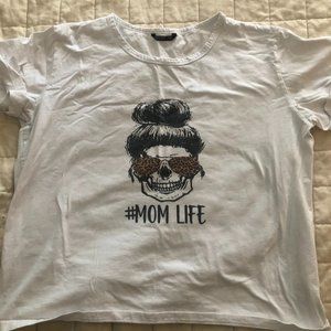 Mom Life Skeleton Tee